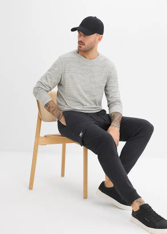 Pantaloni da jogging con tasche cargo, bonprix