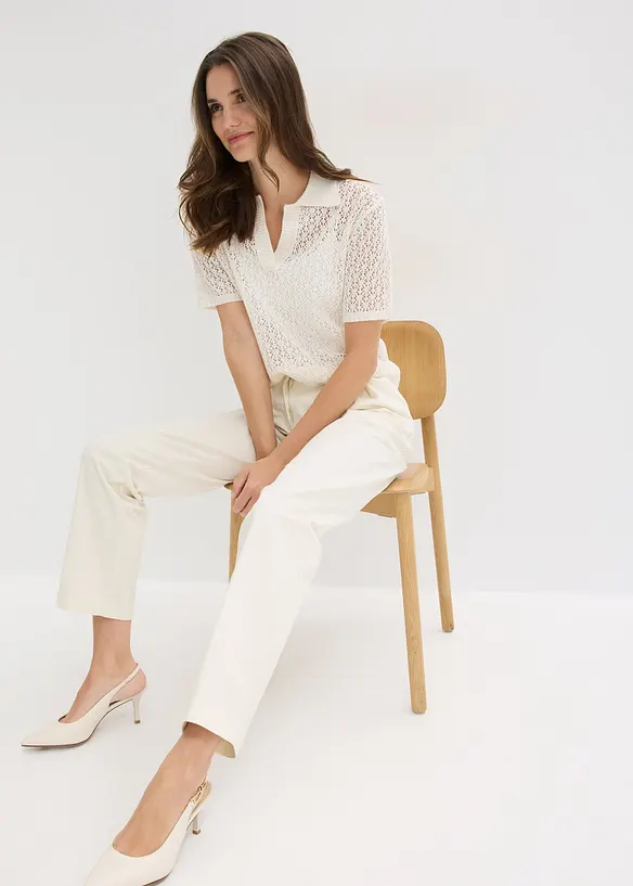 Pantaloni in puro cotone, bonprix