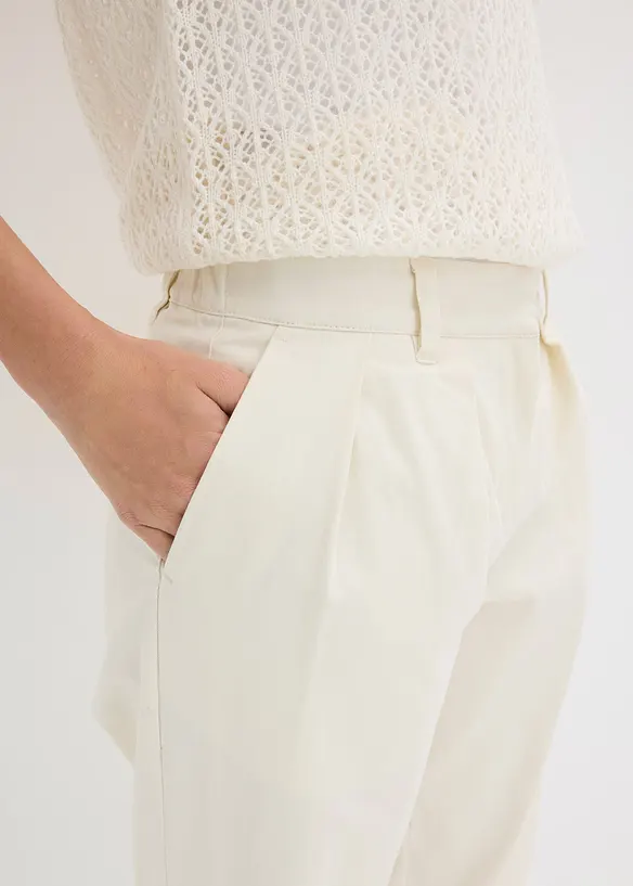 Pantaloni in puro cotone, bonprix