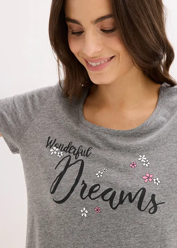 Camicia da notte corta in cotone biologico, bonprix