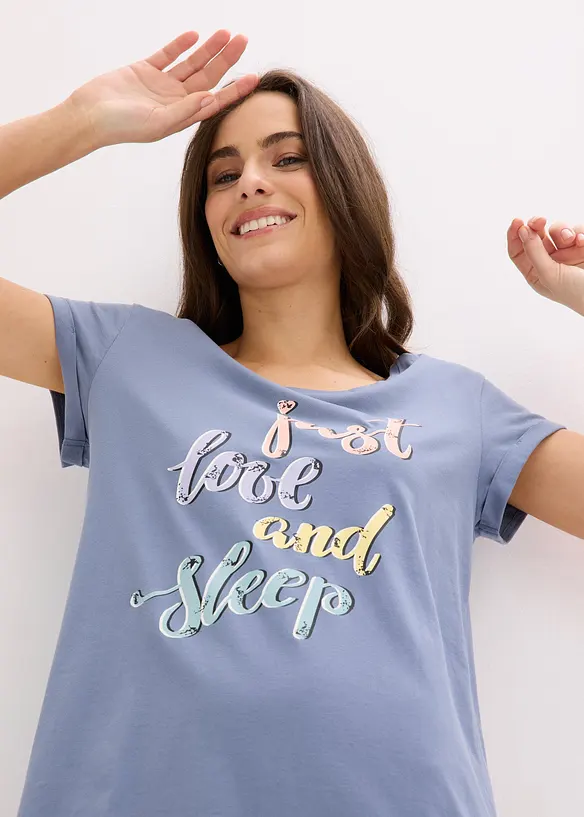 Camicia da notte corta, bonprix