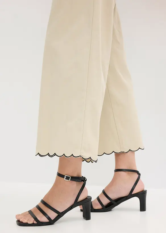 Pantaloni culotte in puro cotone, bonprix