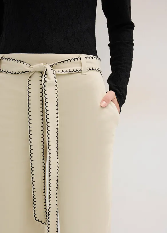 Pantaloni culotte in puro cotone, bonprix