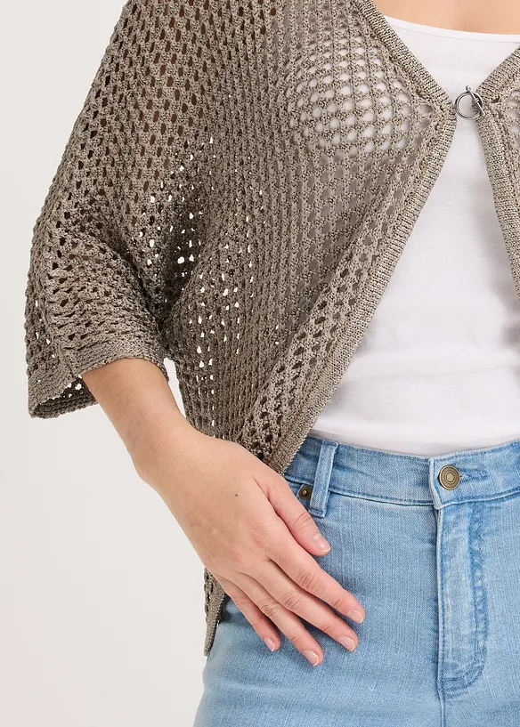 Cardigan traforato, bonprix