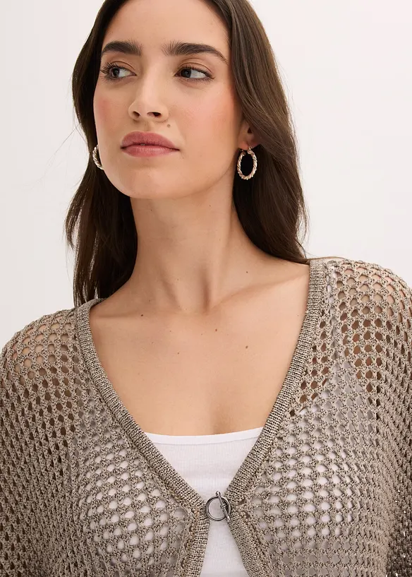 Cardigan traforato, bonprix