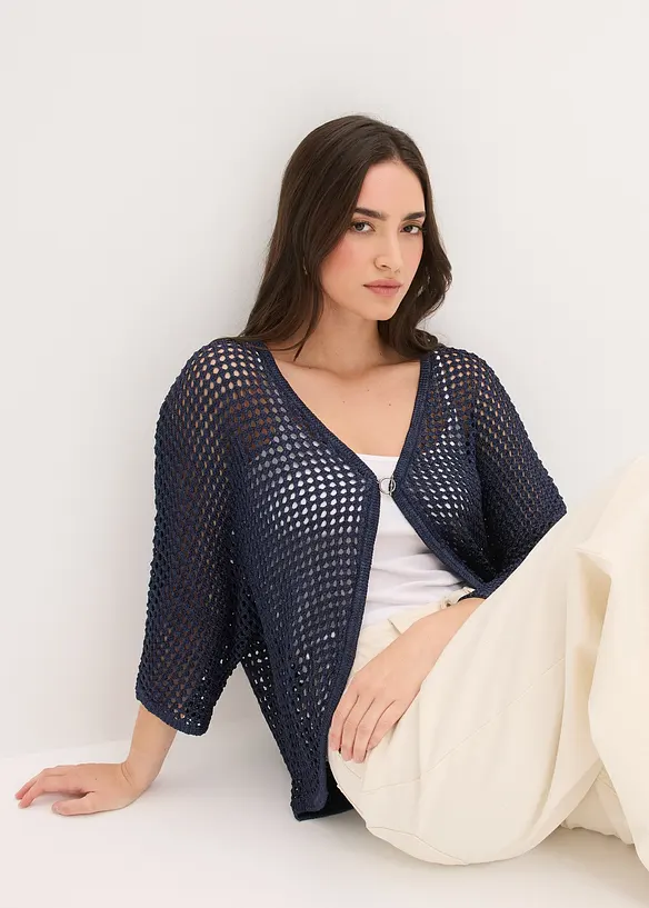 Cardigan traforato, bonprix