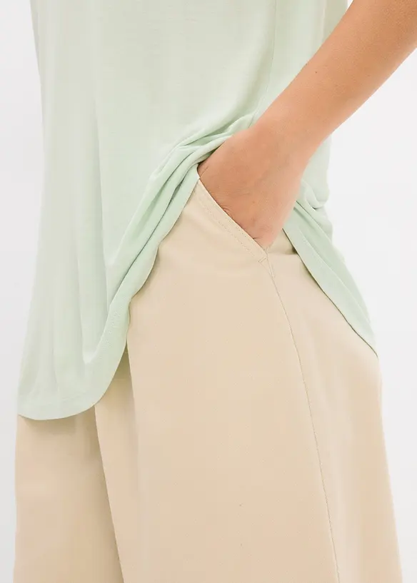 Maglia lunga in viscosa morbida, bonprix