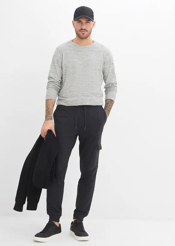 Pantaloni da jogging con tasche cargo, bonprix