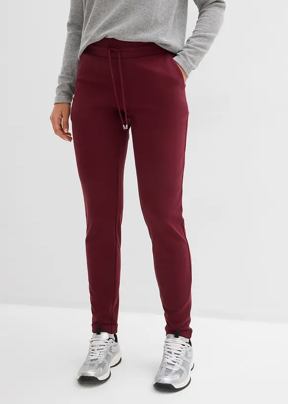 Pantaloni con elastico in vita in misto viscosa, bonprix