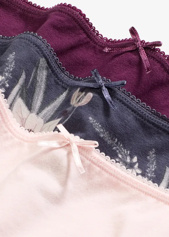 Culotte a vita alta (pacco da 4), bonprix