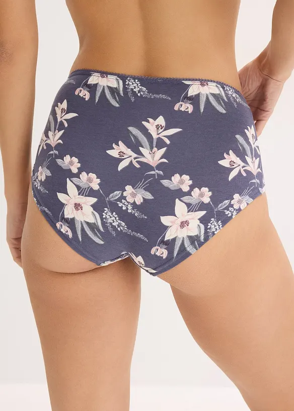 Culotte a vita alta (pacco da 4), bonprix