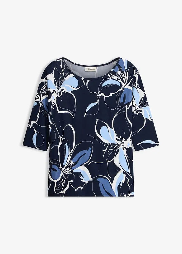 Maglia in fantasia floreale, bonprix