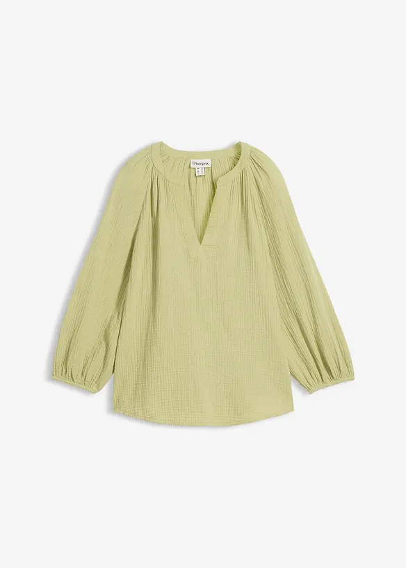 Blusa oversize in mussola, bonprix