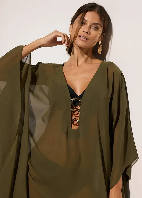 Tunica copricostume in chiffon leggero, bonprix