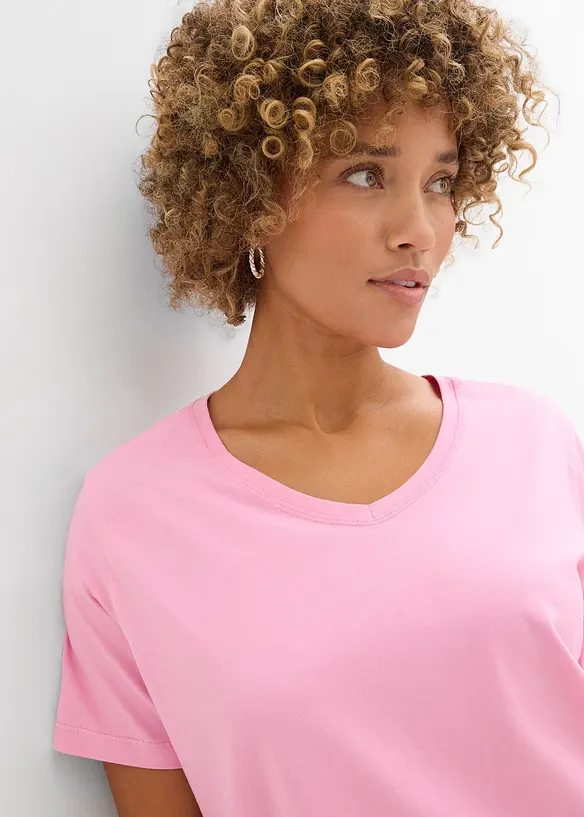 T-shirt larga in cotone biologico, bonprix
