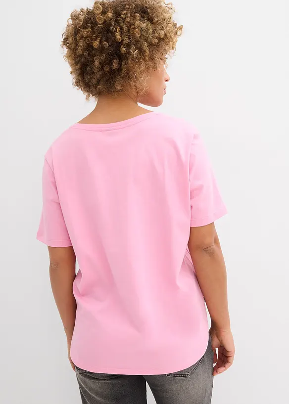 T-shirt larga in cotone biologico, bonprix