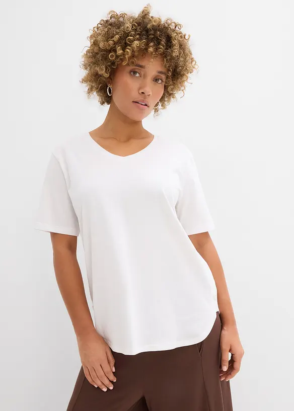T-shirt larga in cotone biologico, bonprix