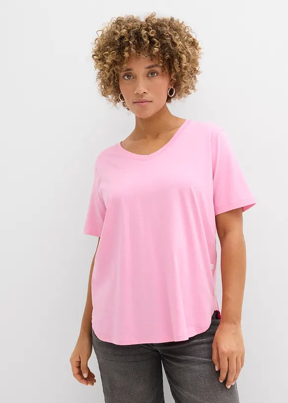 T-shirt larga in cotone biologico, bonprix