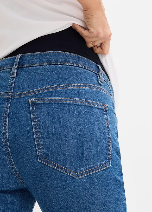 Jeans pr&eacute;maman con cotone biologico, straight, bonprix