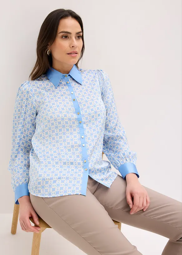 Camicetta in satin, bonprix