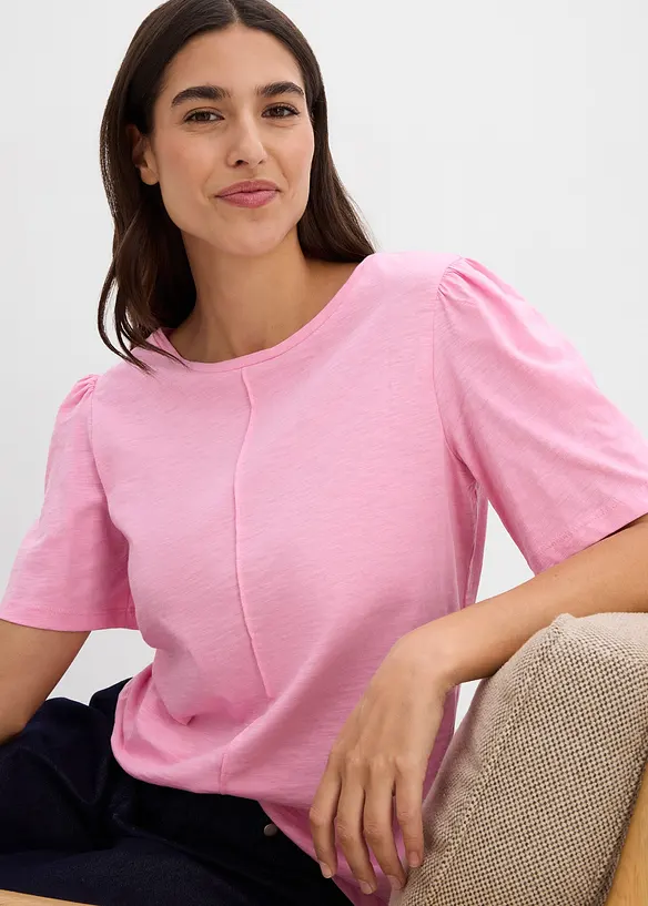 T-shirt in puro cotone, bonprix