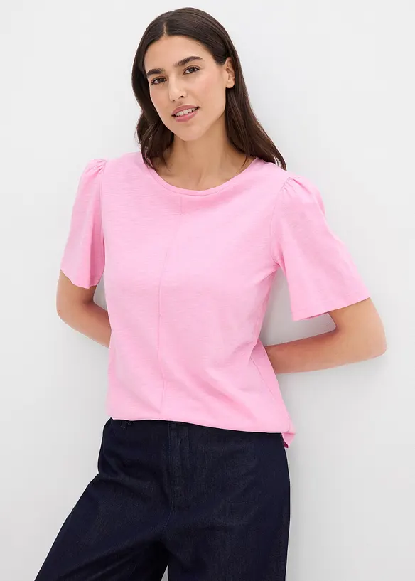 T-shirt in puro cotone, bonprix