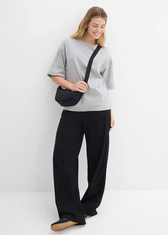 Maxi maglia in puro cotone biologico pesante, bonprix