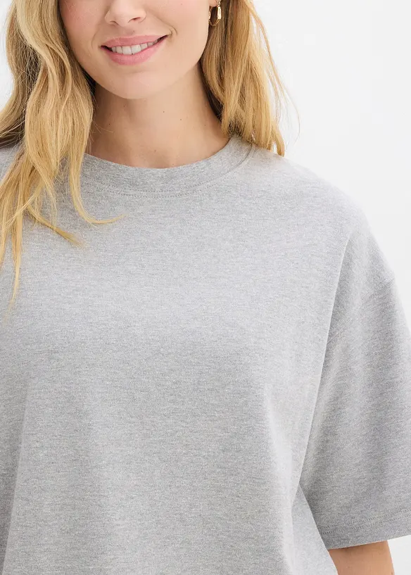 Maxi maglia in puro cotone biologico pesante, bonprix