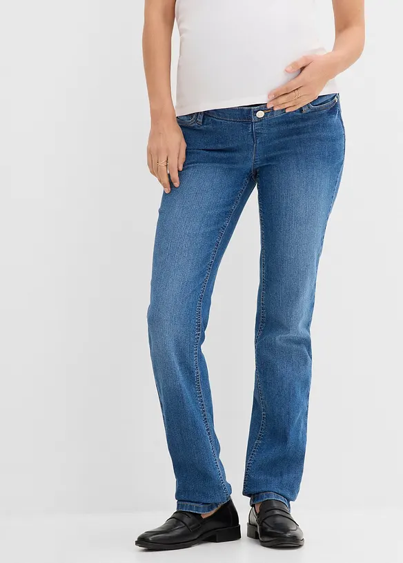 Jeans pr&eacute;maman con cotone biologico, straight, bonprix