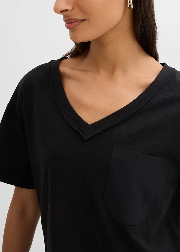 T-shirt oversize in puro cotone, bonprix