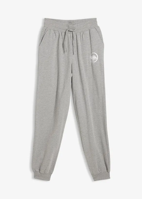 Pantaloni in felpa di puro cotone, bonprix