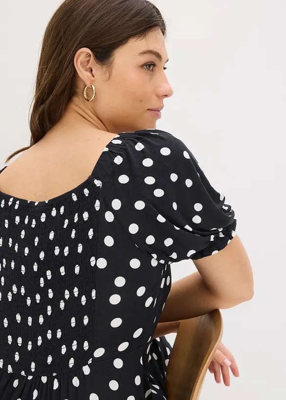 Abito midi in misto viscosa, bonprix