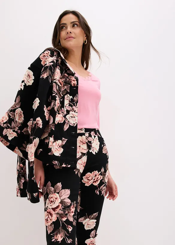 Maglia con pizzo, bonprix