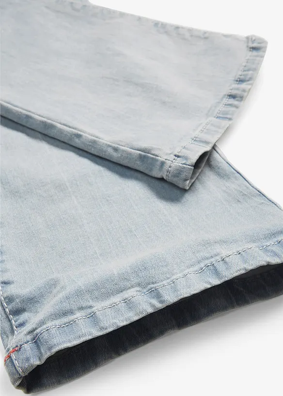 Jeans bootcut elasticizzati, vita media, bonprix