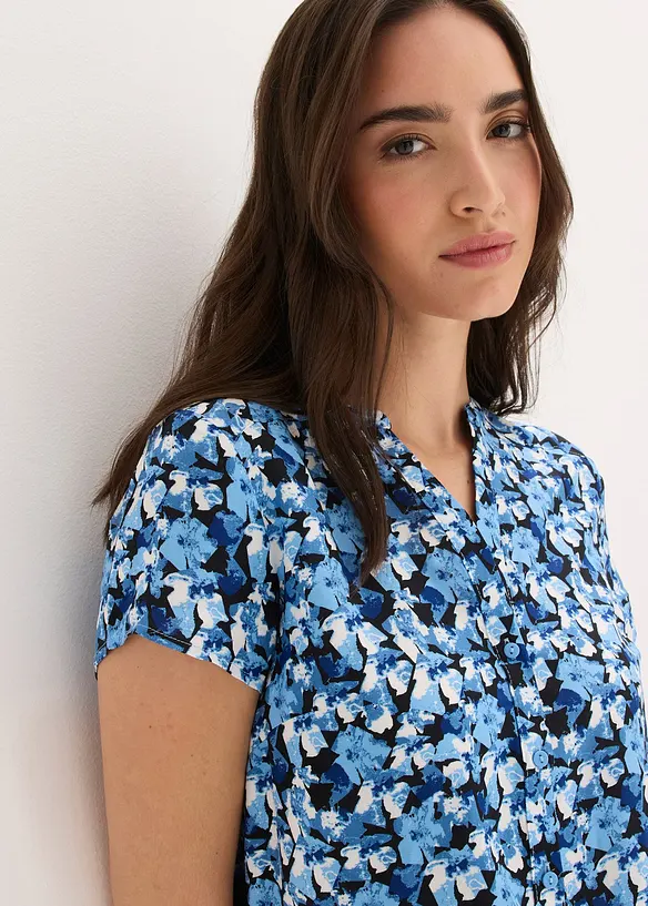 Camicetta a maniche corte in pura viscosa, bonprix