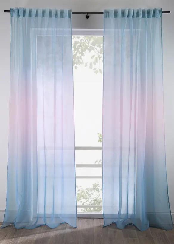 Tenda trasparente fantasia (pacco da 1), bonprix