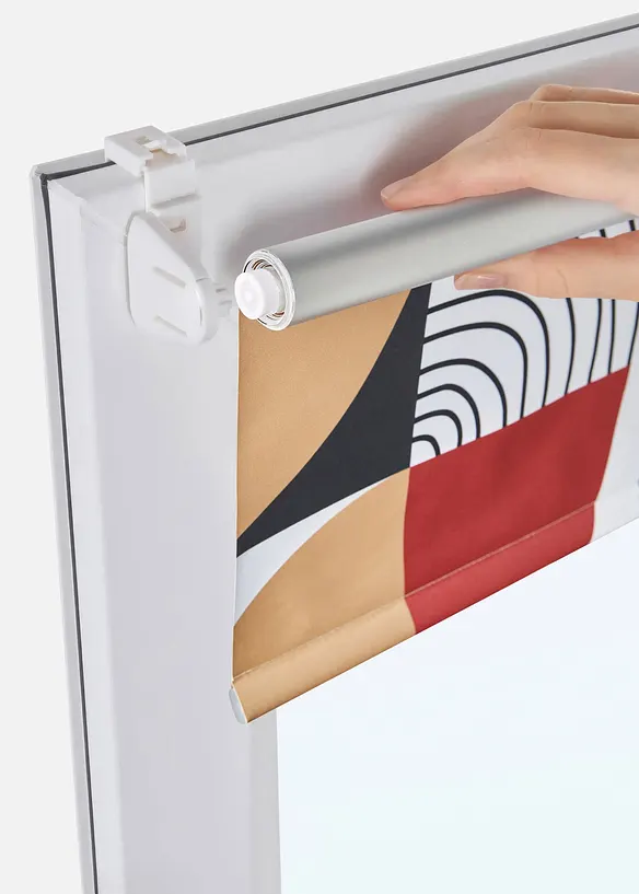 Tenda a rullo oscurante con fantasia retr&ograve;, bonprix