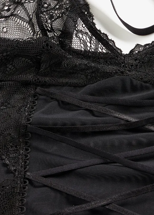 Top reggicalze e perizoma ouvert (set 2 pezzi), bonprix