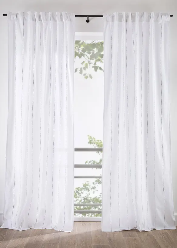 Tenda con righe tessute (pacco da 1), bonprix