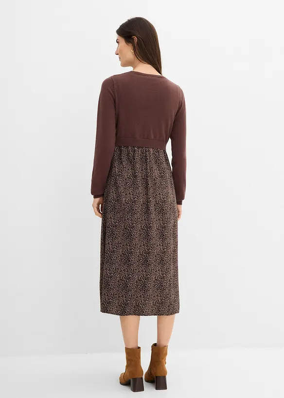 Maglione e abito pr&eacute;maman / da allattamento 3 in 1 (set 2 pezzi), bonprix