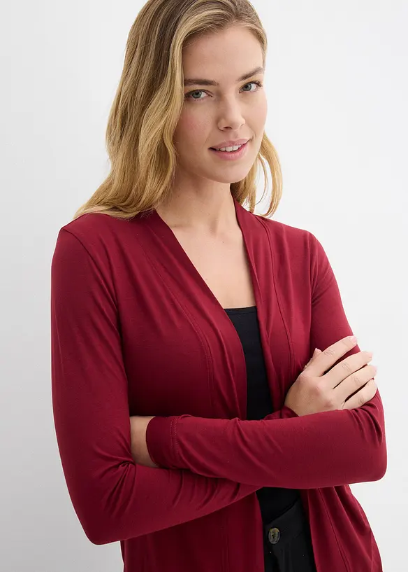 Cardigan in maglina di morbida viscosa, bonprix