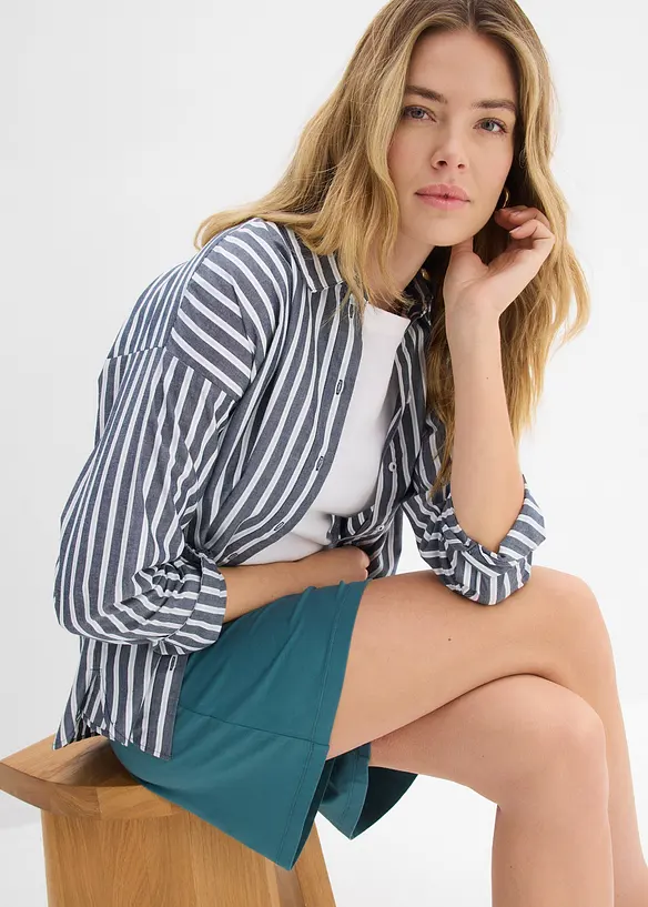 Shorts con elastico in vita in morbido misto viscosa, bonprix