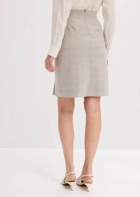 Gonna longuette in principe di Galles, bonprix