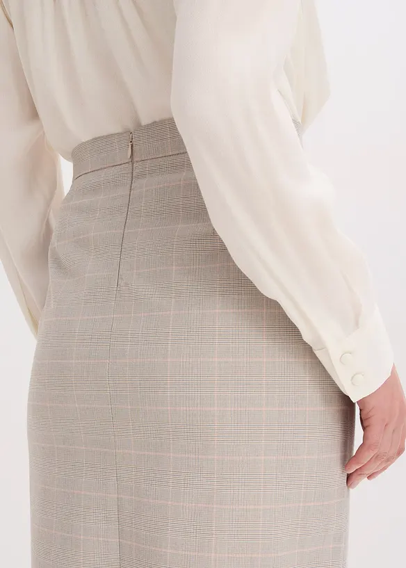 Gonna longuette in principe di Galles, bonprix