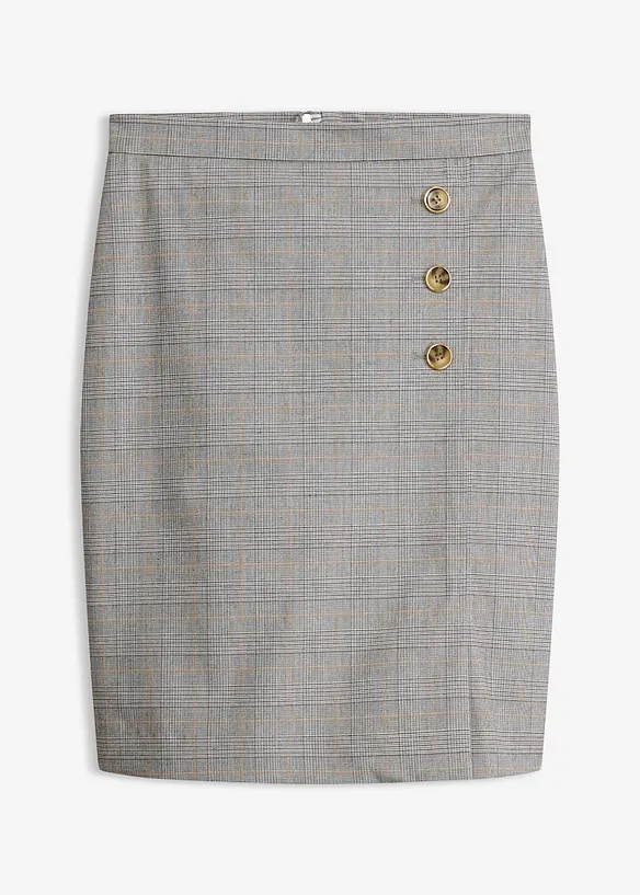 Gonna longuette in principe di Galles, bonprix