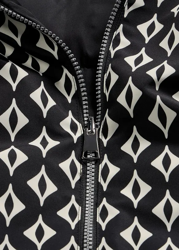 Giacca trapuntata leggera double face in fantasia, bonprix