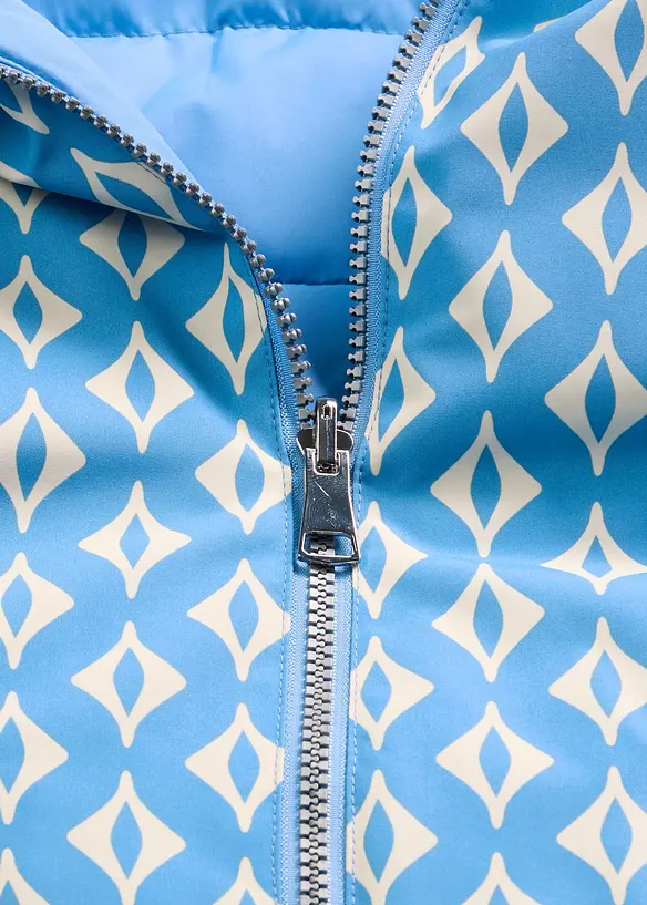 Giacca trapuntata leggera double face in fantasia, bonprix