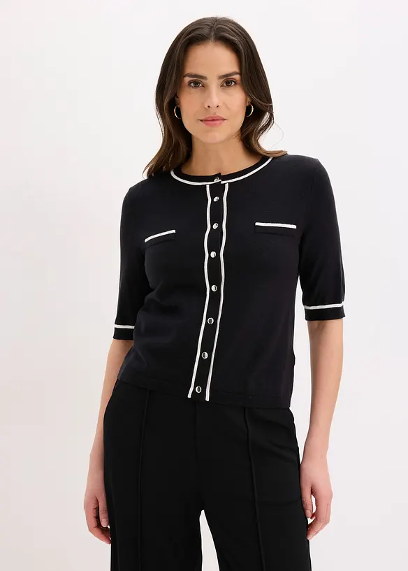 Cardigan in misto viscosa, bonprix