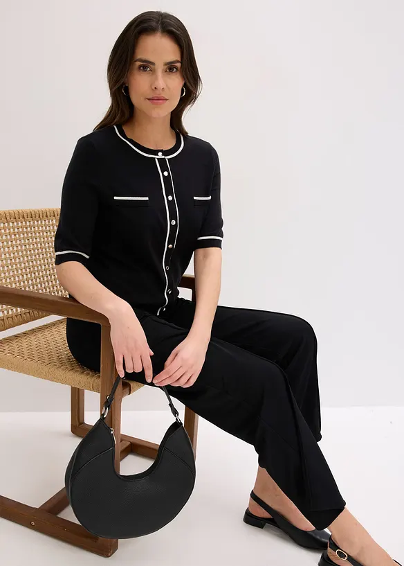 Cardigan in misto viscosa, bonprix