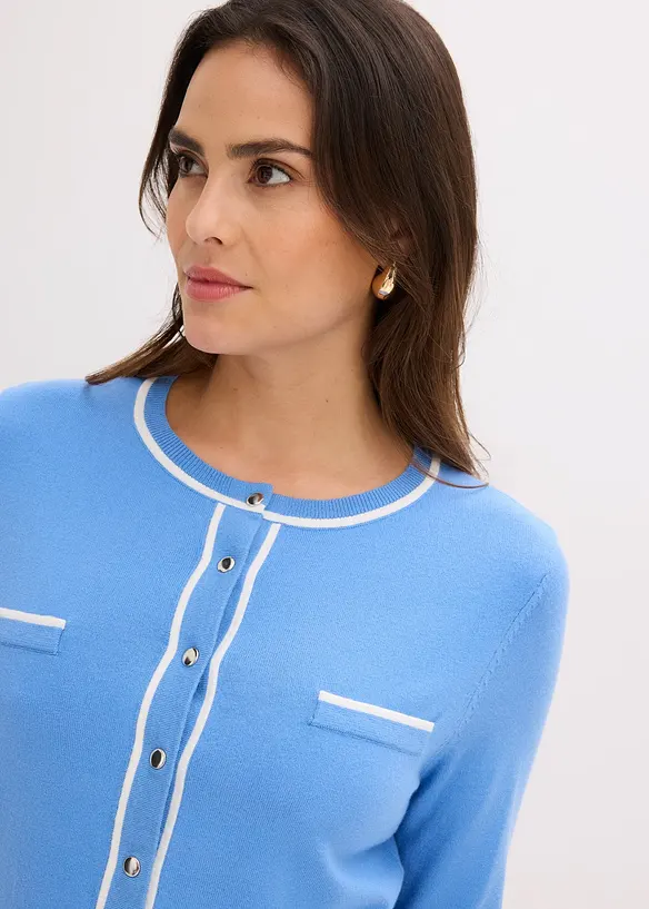 Cardigan in misto viscosa, bonprix